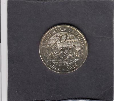 Beschrijving: 5 Pesos GULF LANDING